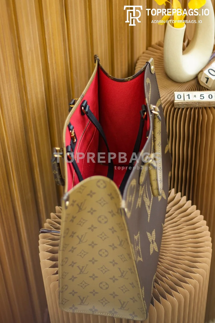 a1612007029490_8544 Louis Vuitton Neverfull in Beige/Brown