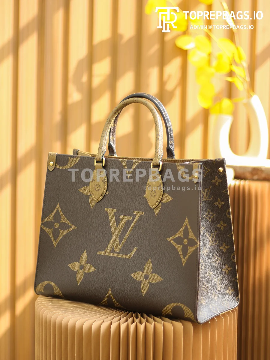 a1612008014543_1466 Louis Vuitton Onthego MM Medium in Brown