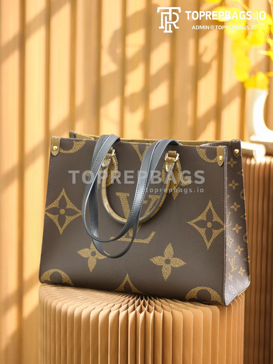 a1612008014731_5130 Louis Vuitton Onthego MM Medium in Brown