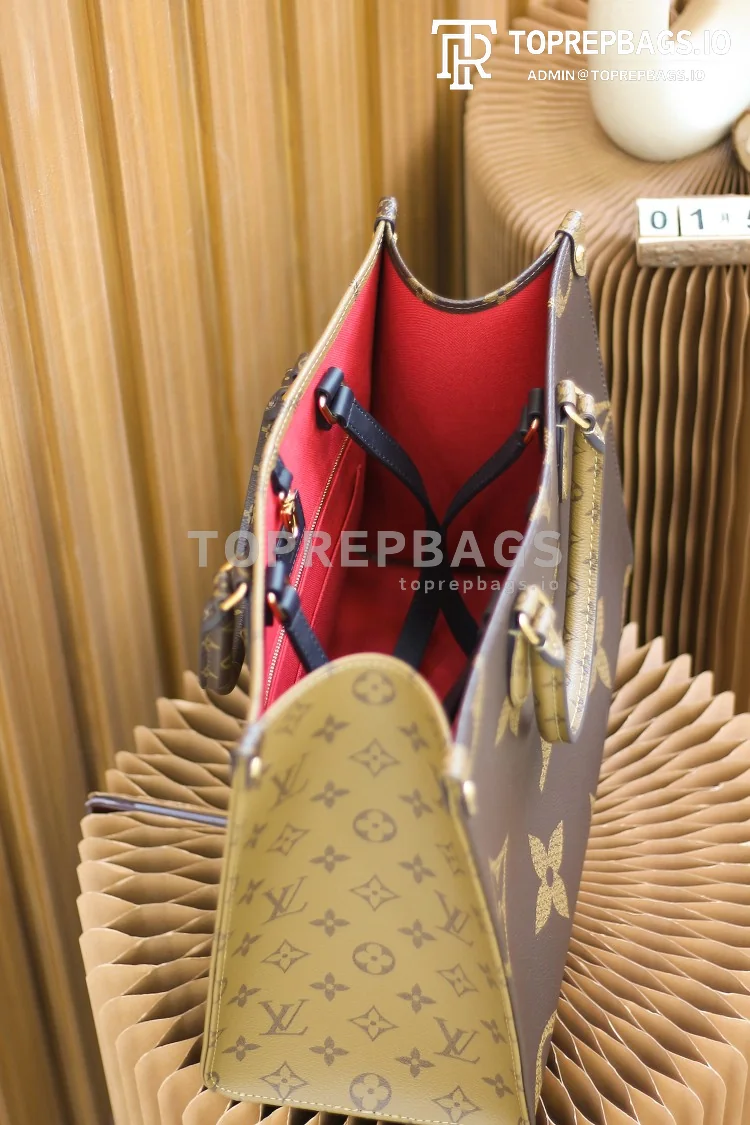 a1612008015546_0114 Louis Vuitton Onthego MM Medium in Brown