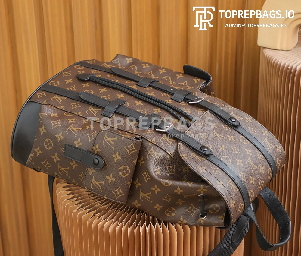 a1636186500071_0023 Louis Vuitton Christopher in Brown