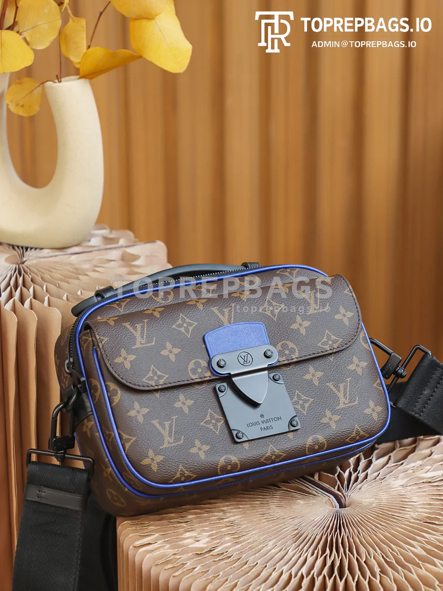 a1640163604595_7060 Louis Vuitton S Lock Messenger in Brown
