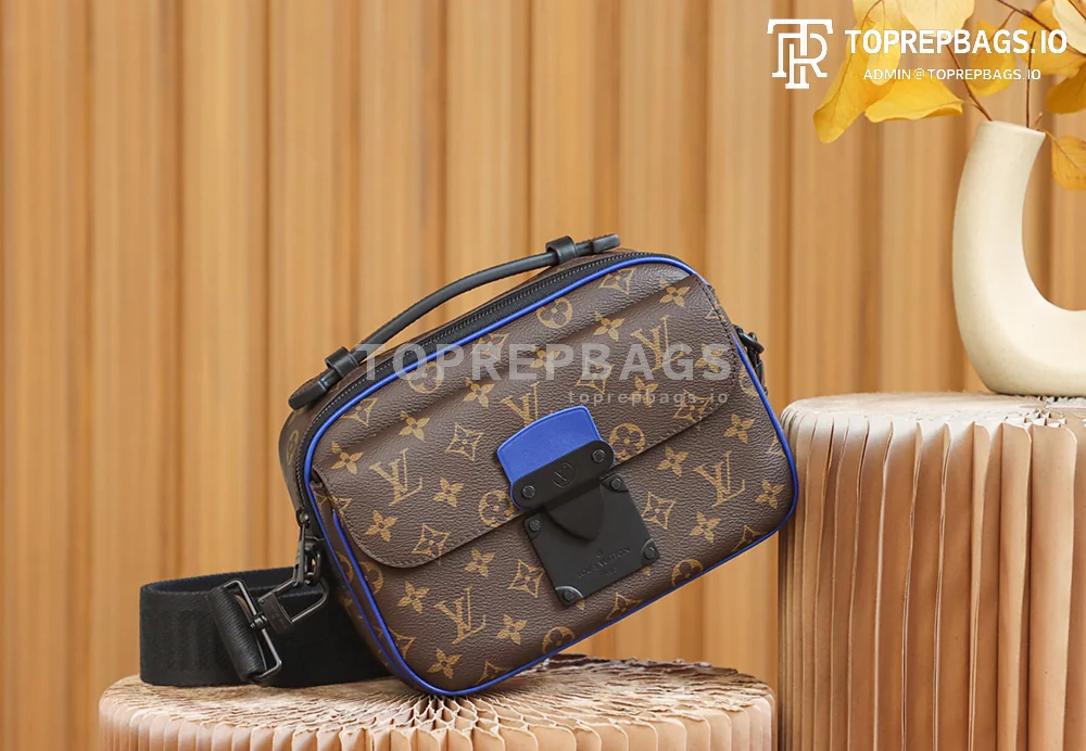a1640163604598_5138 Louis Vuitton S Lock Messenger in Brown