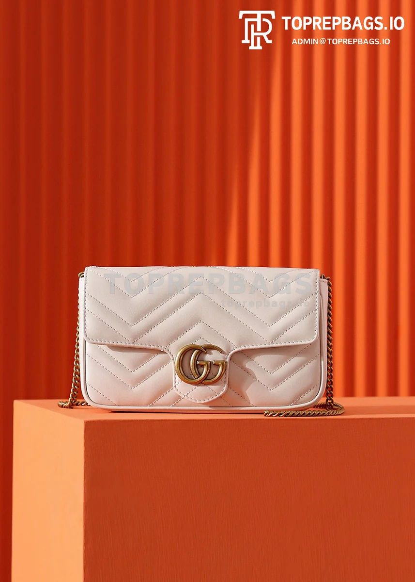 a1689414188894_0876 Gucci GG Marmont Mini in White