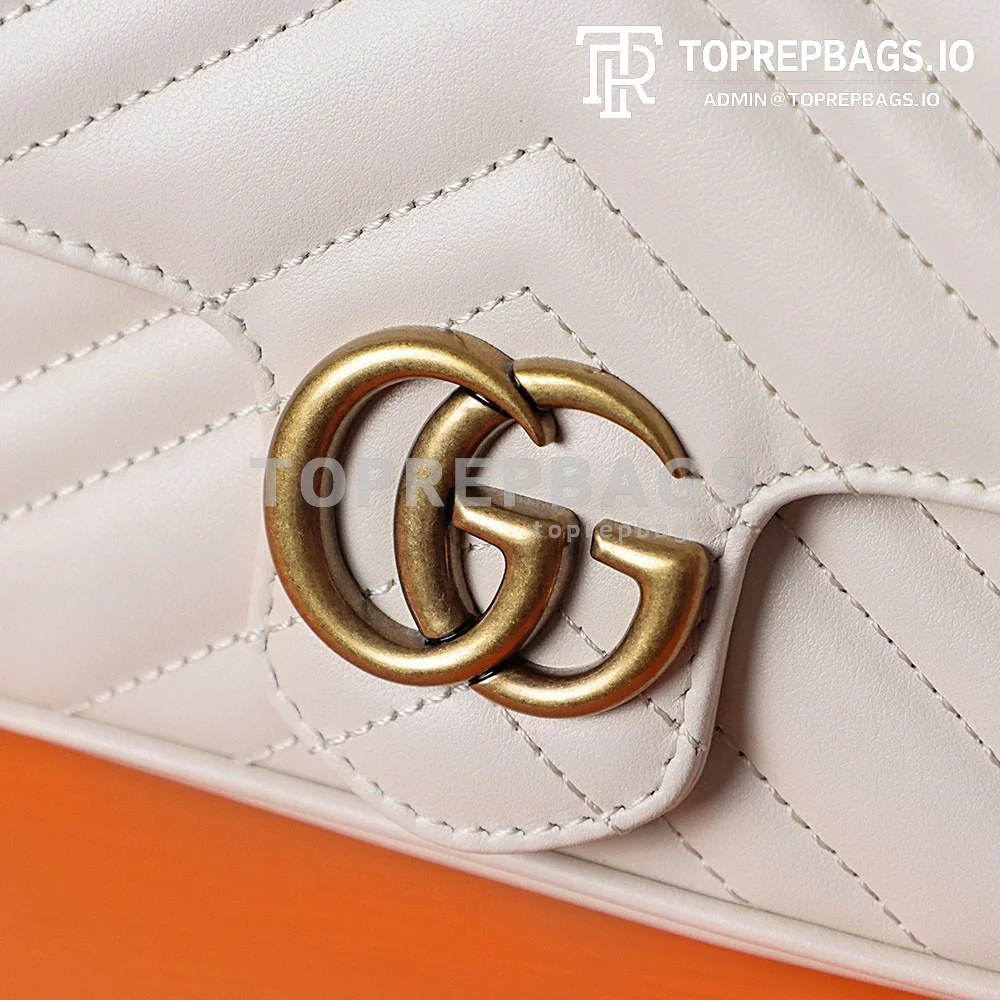 a1689414262217_8753 Gucci GG Marmont Mini in White