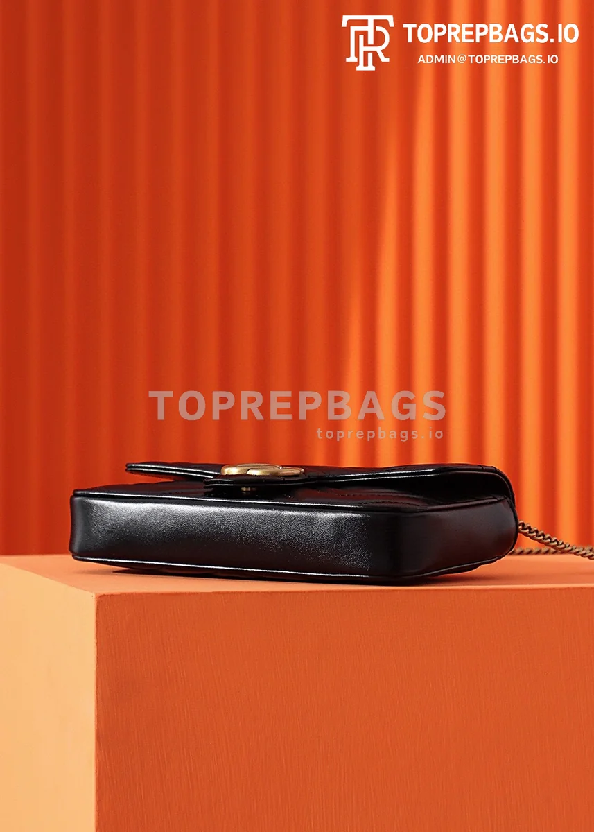 a1689414479376_1285 Gucci GG Marmont Mini in Black