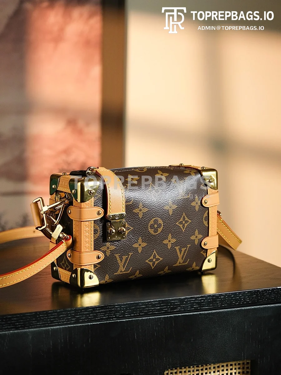a1718275076388_7615 Louis Vuitton Side Trunk Small in Brown