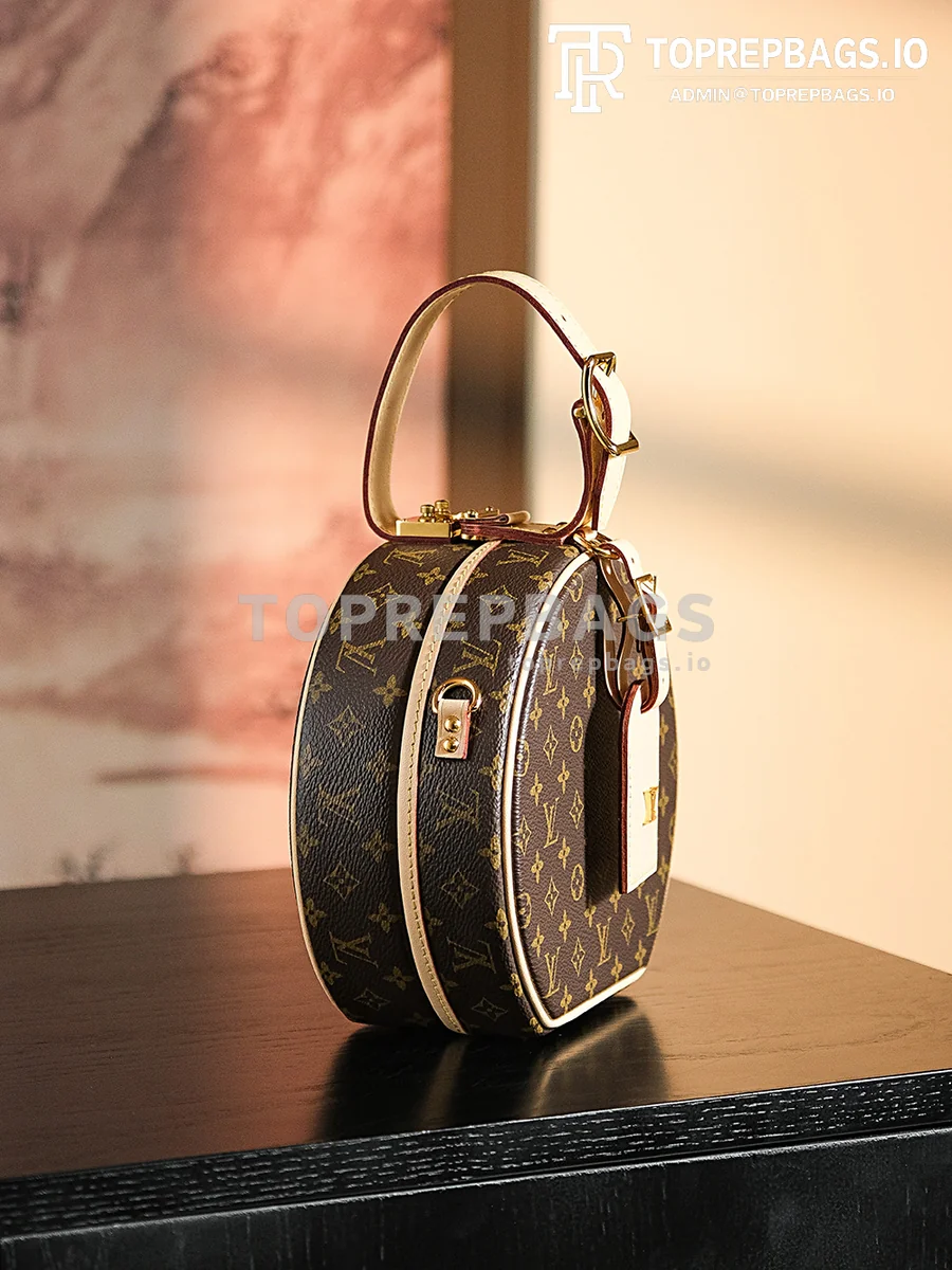 a1718358765380_4037 Louis Vuitton Petite Boite Chapeau in Brown