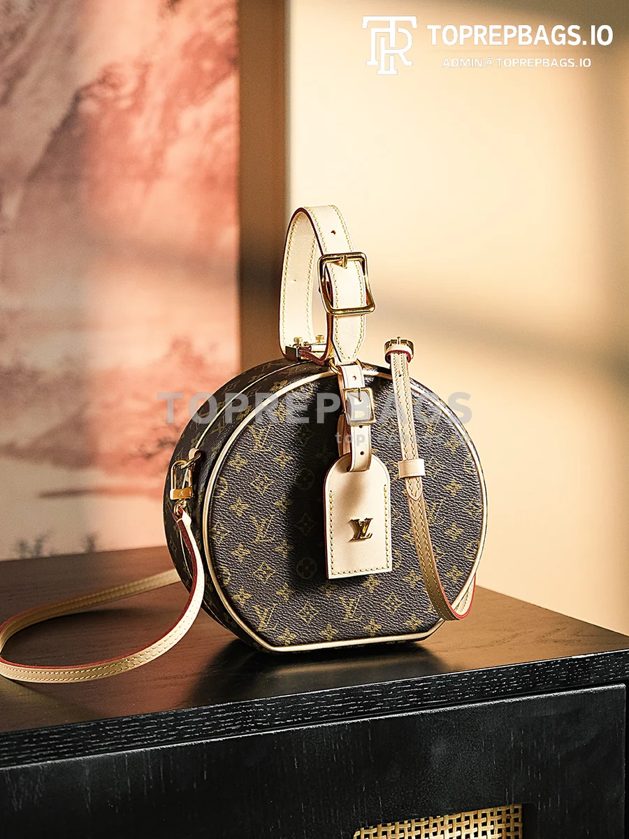 a1718358765389_5515 Louis Vuitton Petite Boite Chapeau in Brown