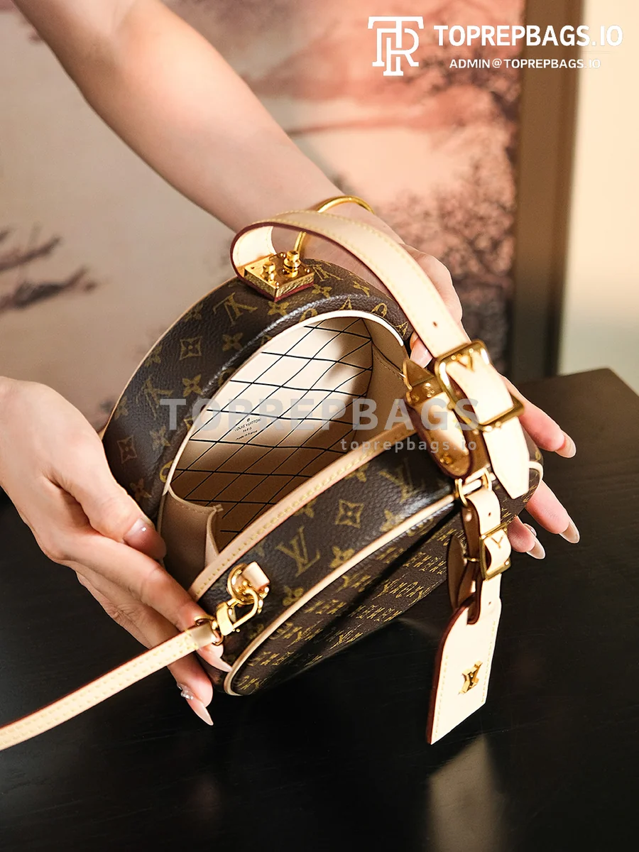 a1718358768719_0082 Louis Vuitton Petite Boite Chapeau in Brown
