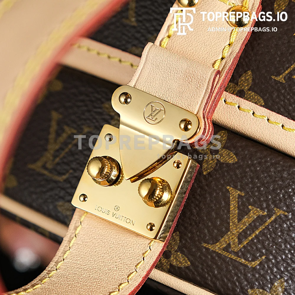 a1718358801482_2858 Louis Vuitton Petite Boite Chapeau in Brown