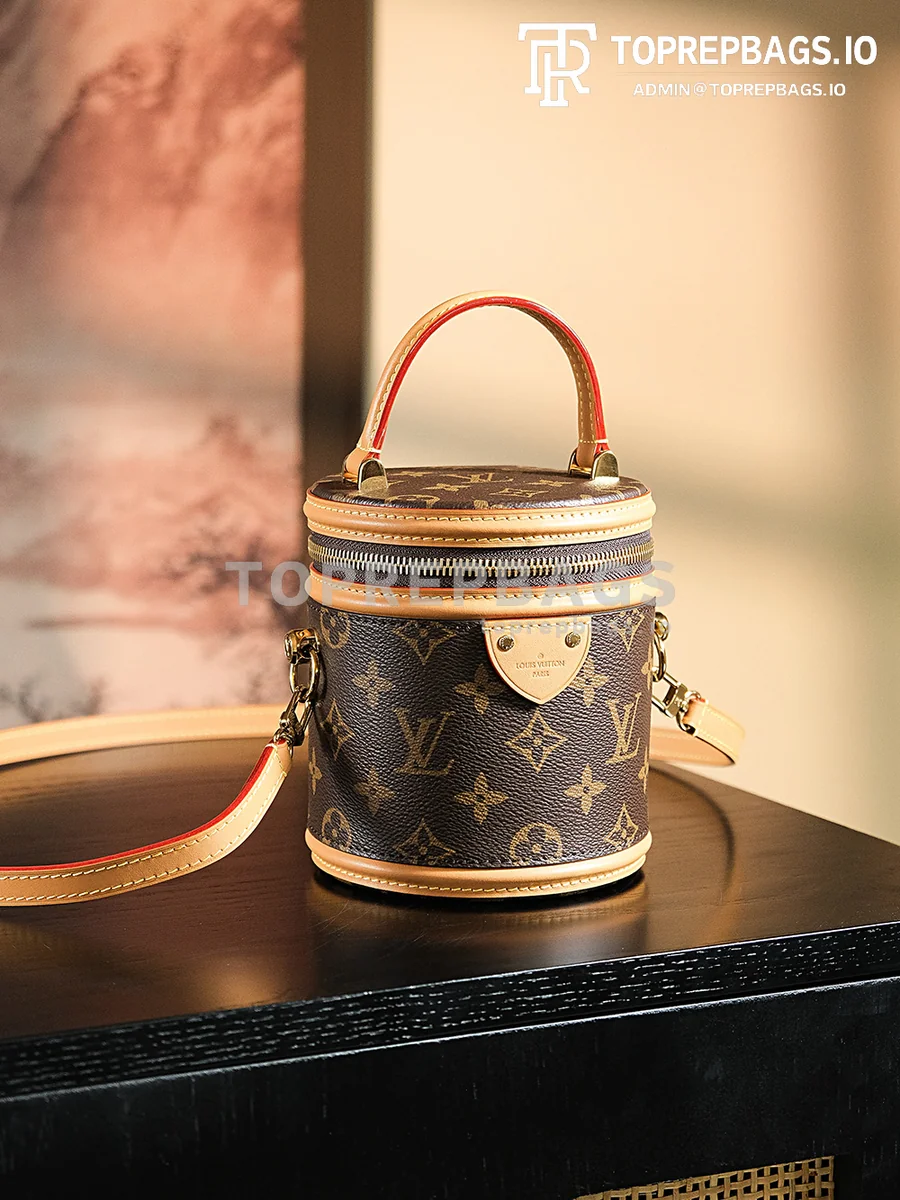 a1718964498541_6507 Louis Vuitton Nano Cannes in Brown