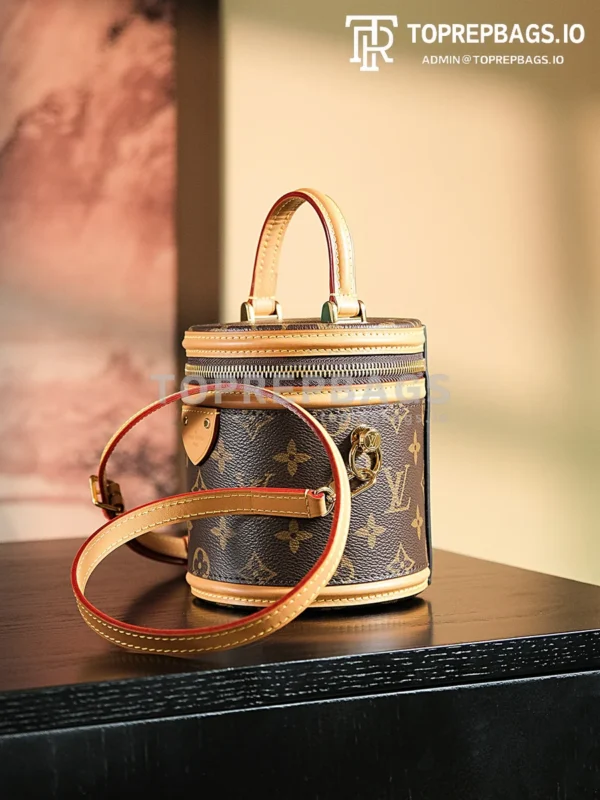 a1718964498542_2003 Louis Vuitton Nano Cannes in Brown
