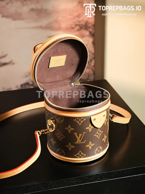 a1718964528931_7544 Louis Vuitton Nano Cannes in Brown