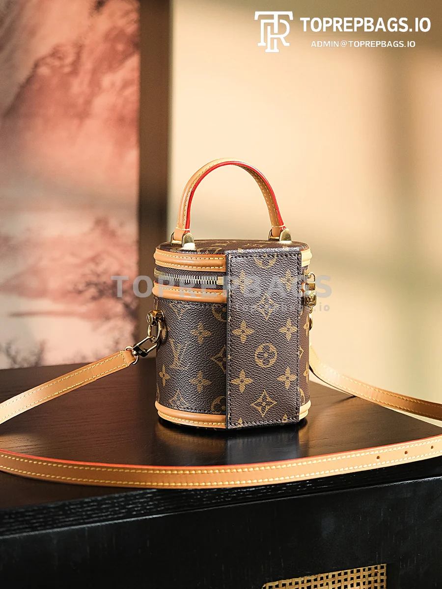 a1718964530974_8631 Louis Vuitton Nano Cannes in Brown