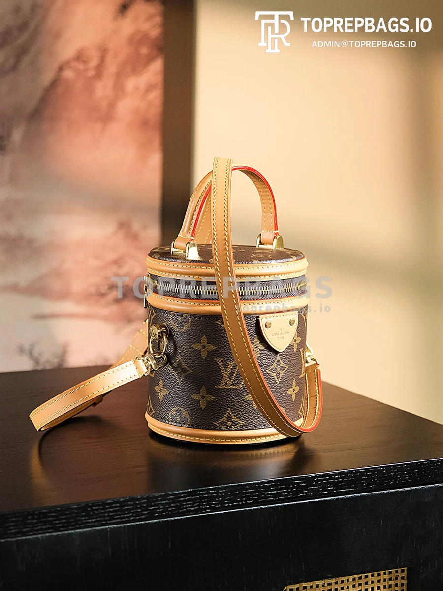 a1718964530975_8224 Louis Vuitton Nano Cannes in Brown