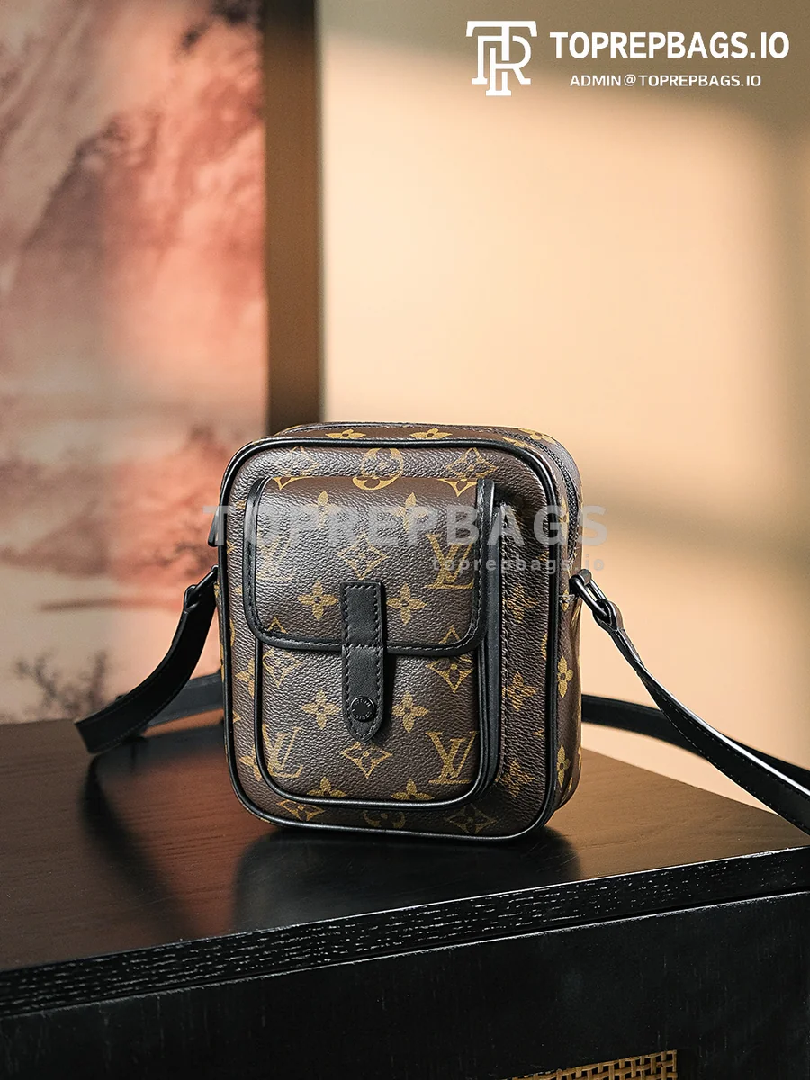 Louis Vuitton Christopher Camera Bag in Brown