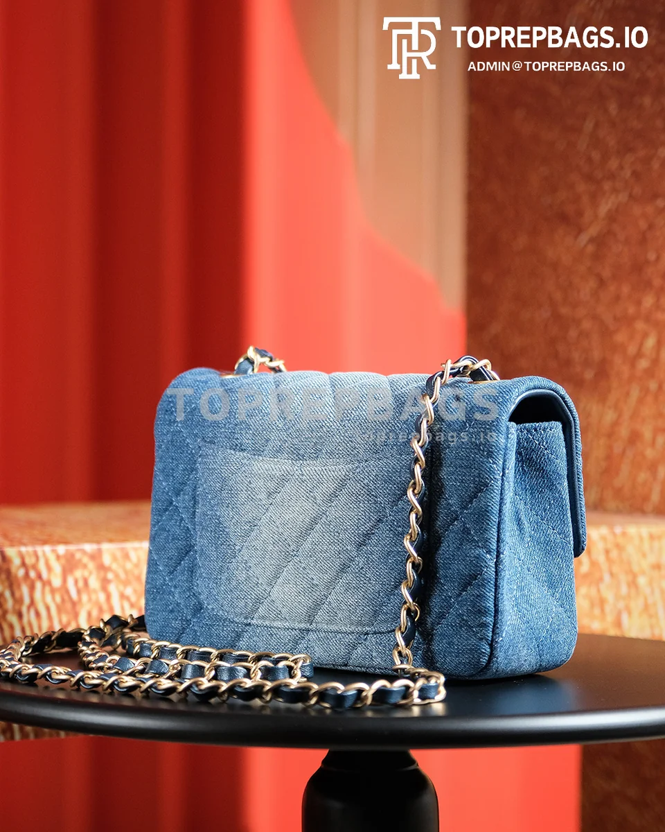 a1721824819077_8874 Chanel Classic Flap Mini in Blue