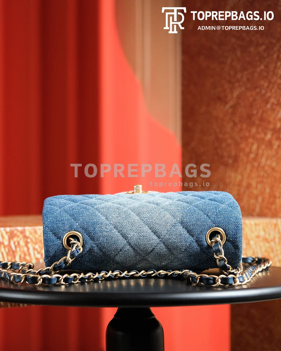 a1721824823133_0805 Chanel Classic Flap Mini in Blue