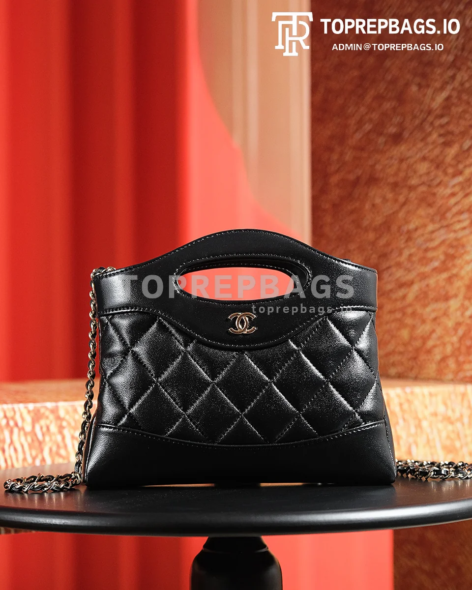 a1722603159270_0516 Chanel 31 Bag Nano in Black