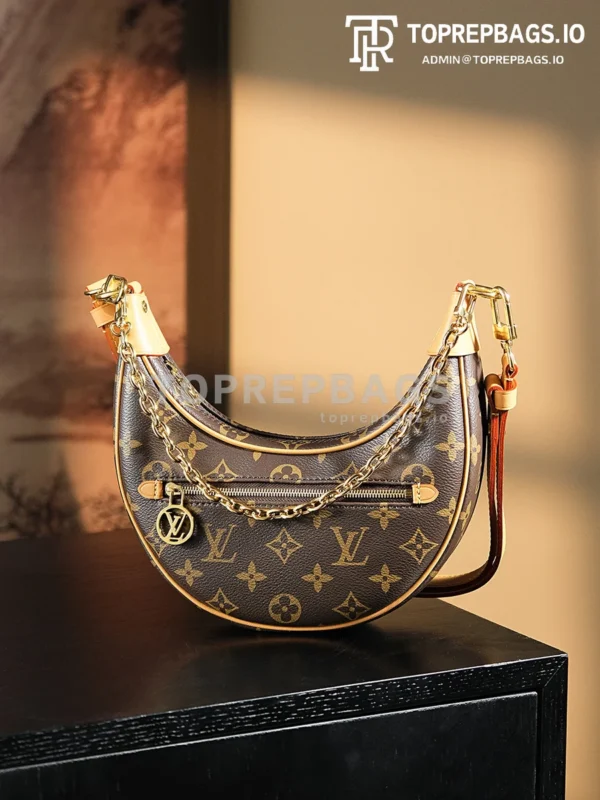 a1722949762478_1167 Louis Vuitton Loop Hobo in Brown