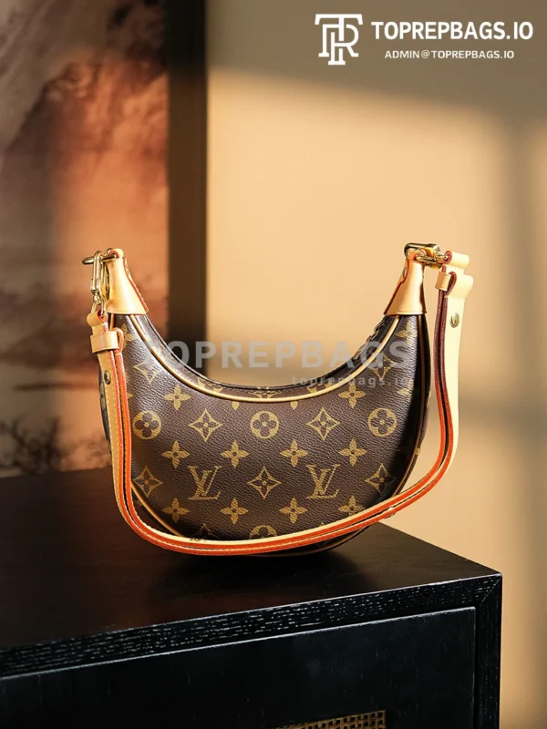 a1722949762480_5763 Louis Vuitton Loop Hobo in Brown