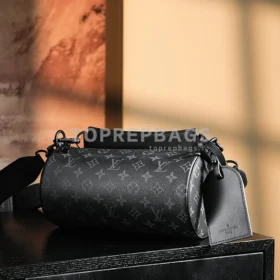 Louis Vuitton Soft Polochon Small in Black