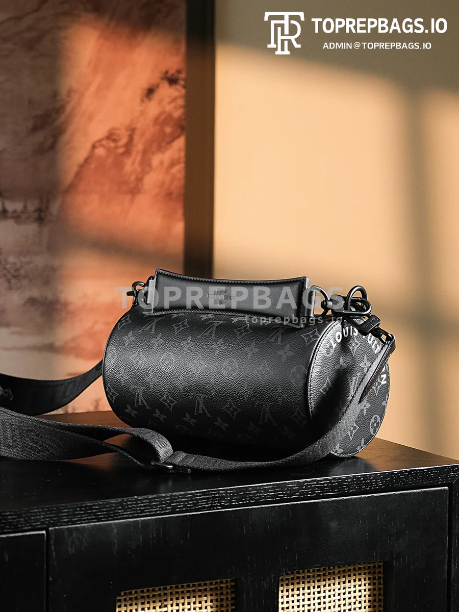 a1724655039152_5881 Louis Vuitton Soft Polochon Small in Black