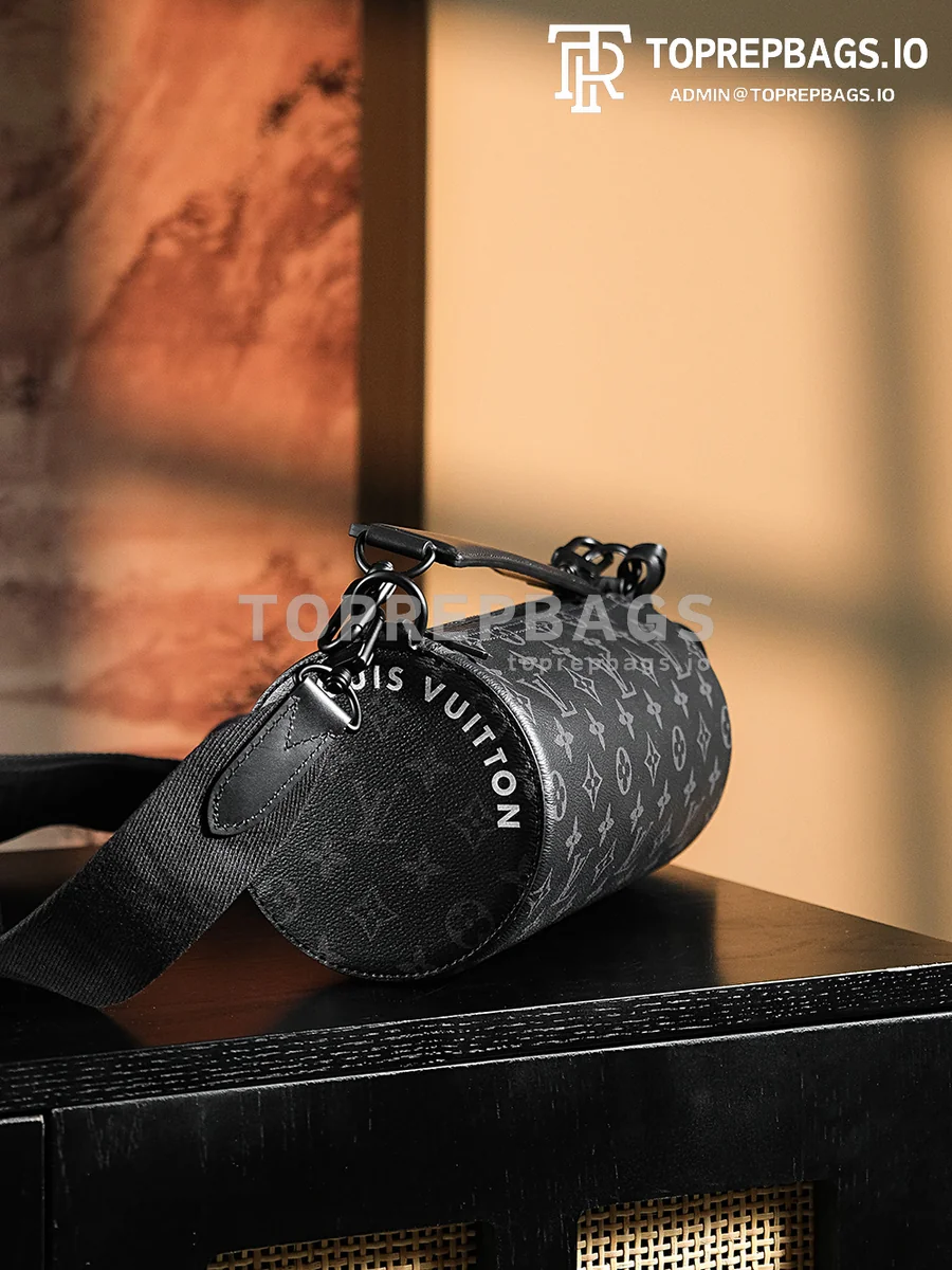 a1724655039152_8622 Louis Vuitton Soft Polochon Small in Black