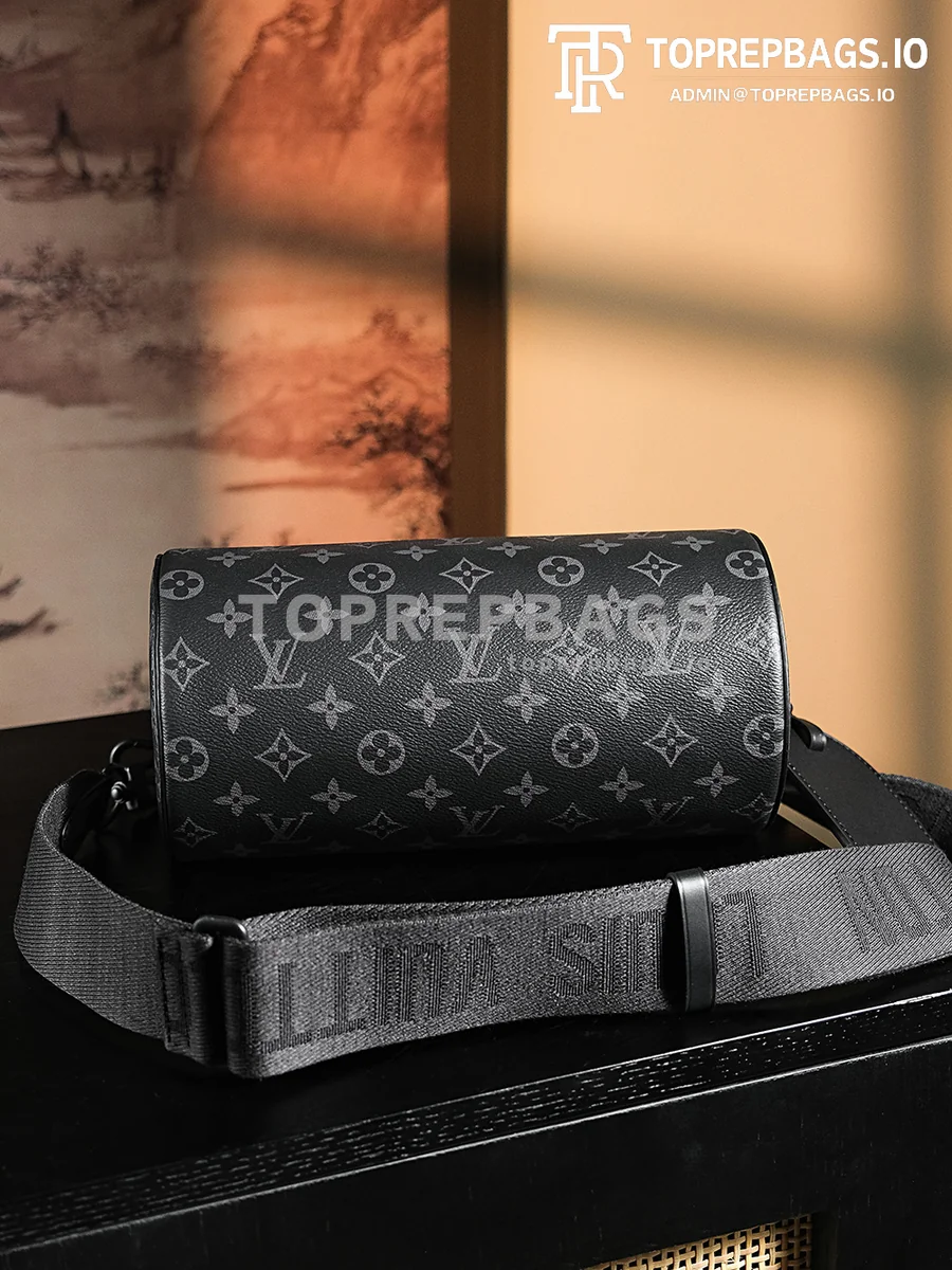 a1724655044238_6037 Louis Vuitton Soft Polochon Small in Black