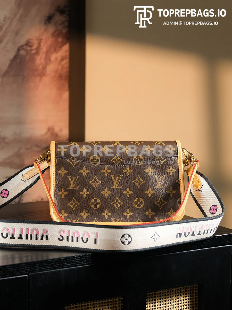 a1725106668790_1714 Louis Vuitton Diane Hobo in Brown