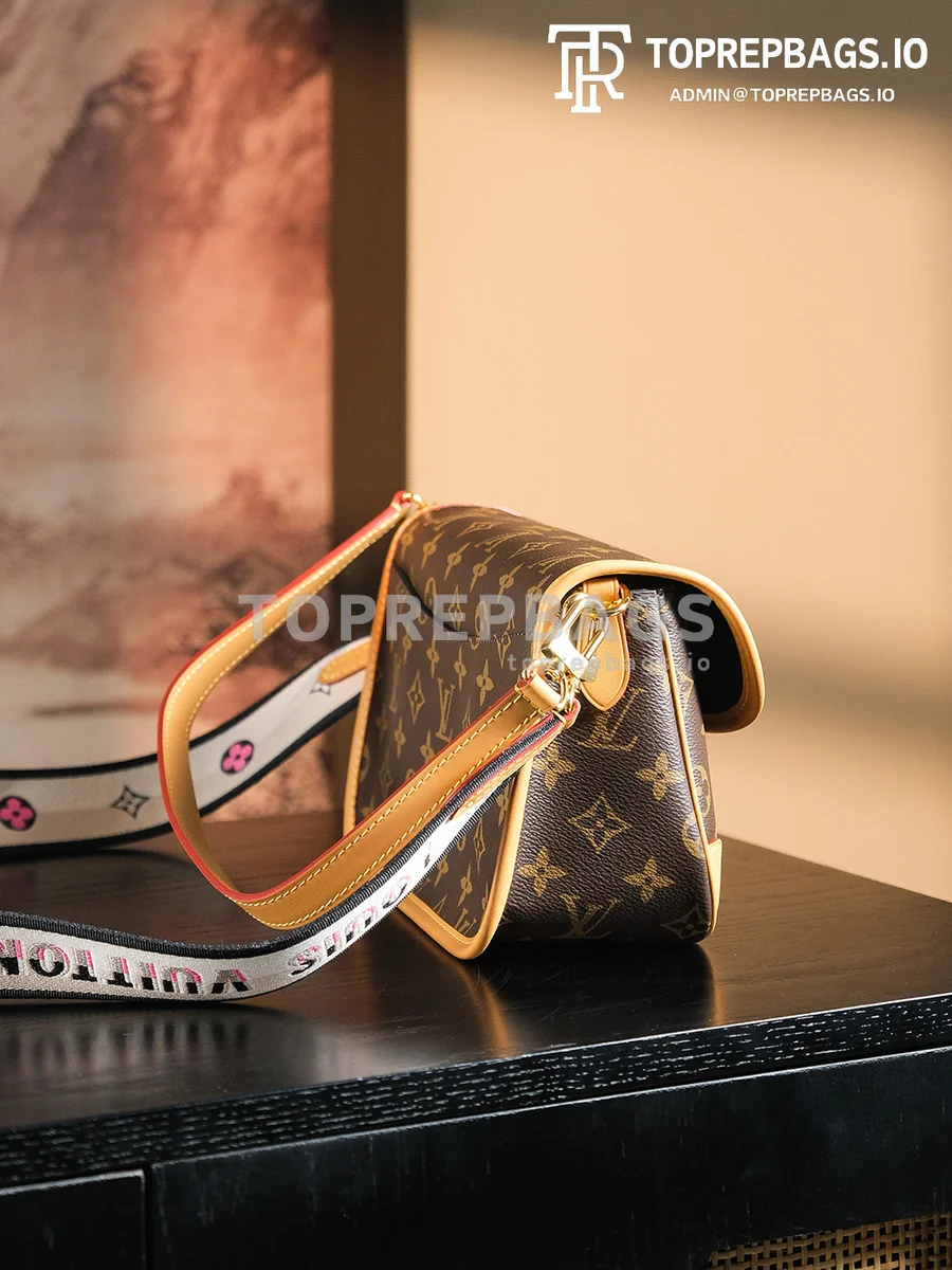 a1725106668795_0304 Louis Vuitton Diane Hobo in Brown