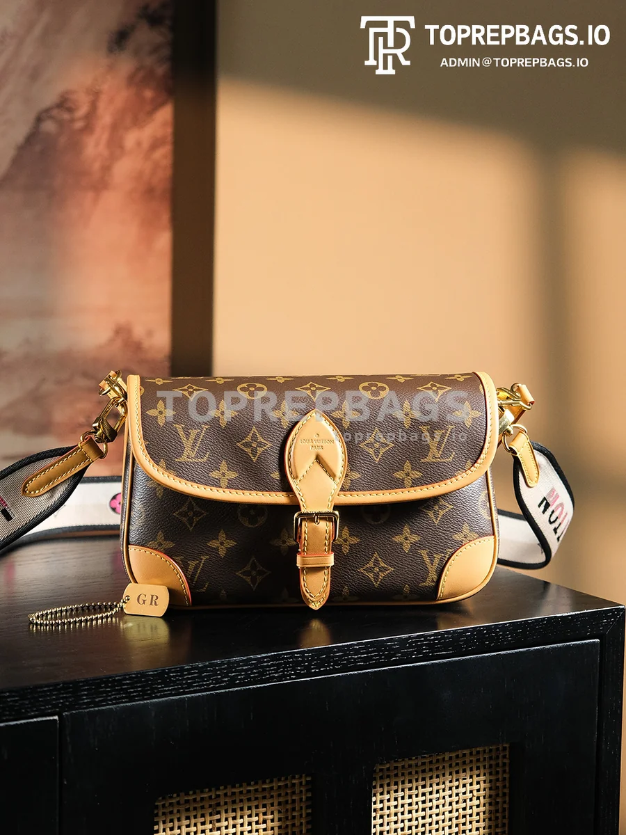 a1725106668797_0503 Louis Vuitton Diane Hobo in Brown