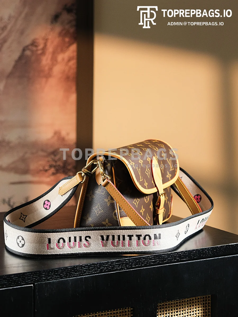 a1725106668807_4740 Louis Vuitton Diane Hobo in Brown