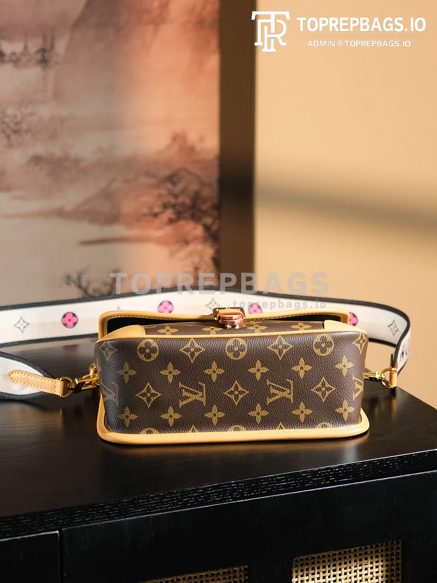 a1725106671275_1263 Louis Vuitton Diane Hobo in Brown
