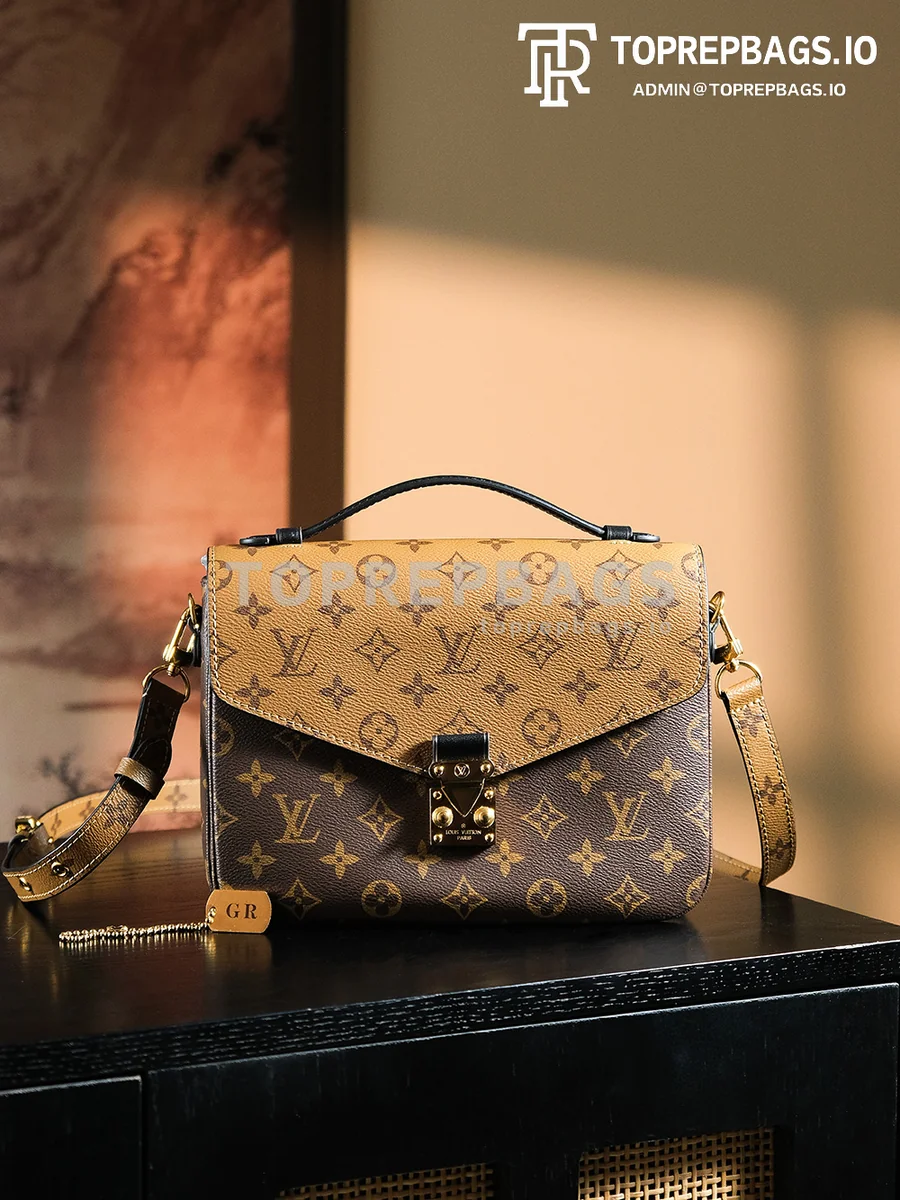 a1725474529797_7313 Louis Vuitton Pochette Metis Messenger in Brown