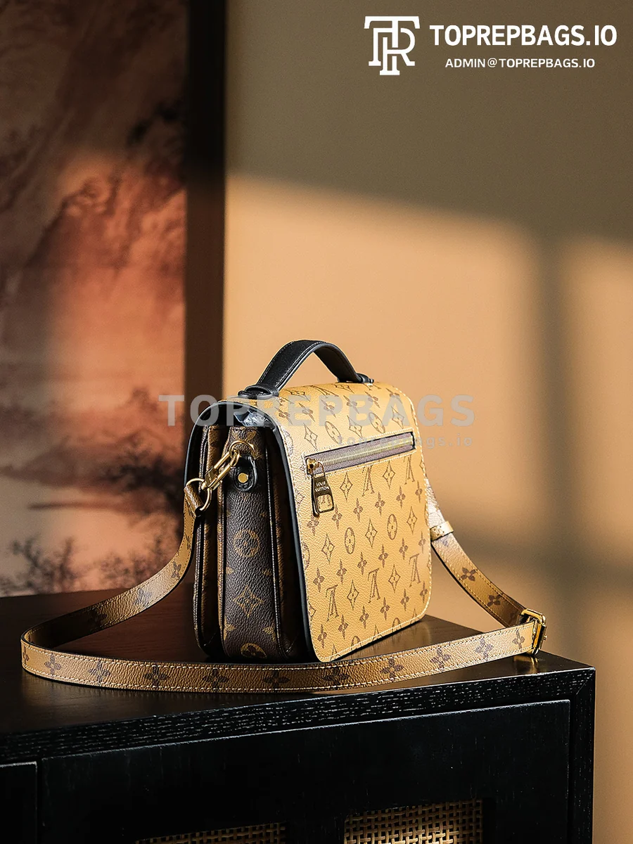 a1725474529799_1832 Louis Vuitton Pochette Metis Messenger in Brown