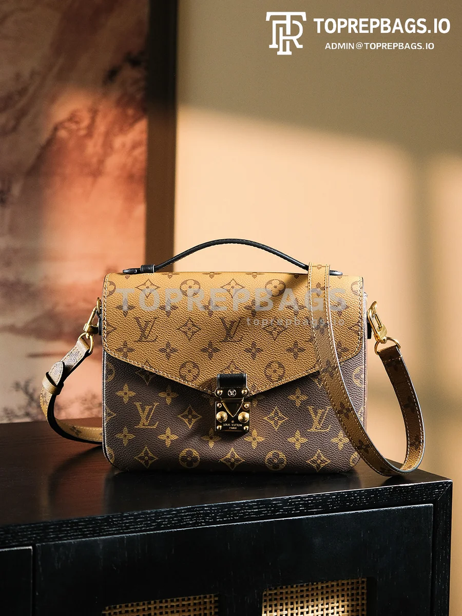 a1725474529810_4080 Louis Vuitton Pochette Metis Messenger in Brown