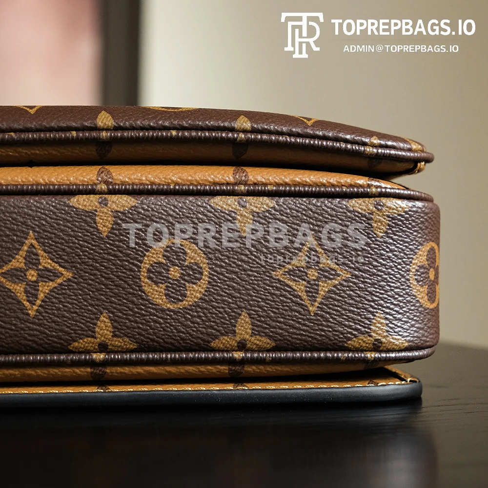 a1725474569750_3758 Louis Vuitton Pochette Metis Messenger in Brown