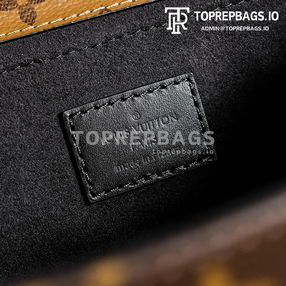 a1725474571300_6148 Louis Vuitton Pochette Metis Messenger in Brown