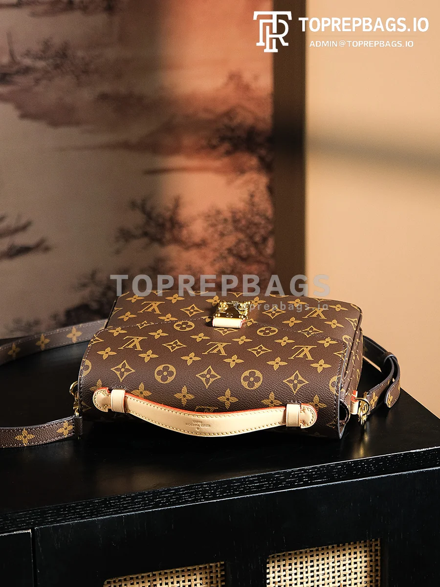 a1725626080483_5023 Louis Vuitton Pochette Metis Messenger in Brown