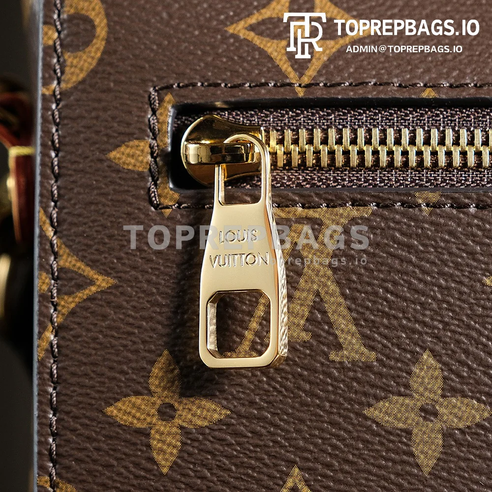 a1725626108420_8161 Louis Vuitton Pochette Metis Messenger in Brown