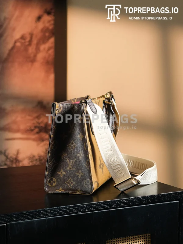 a1725863116755_0314 Louis Vuitton OnTheGo Small in Brown/Beige