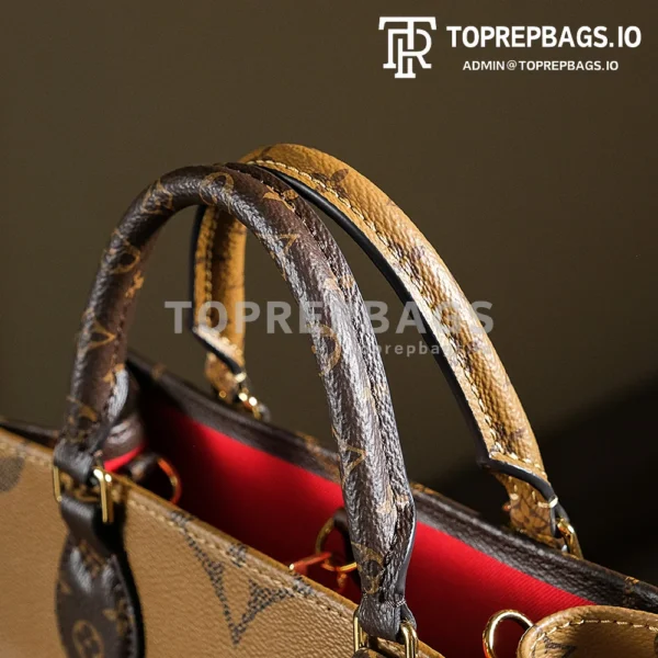 a1725863154987_2685 Louis Vuitton OnTheGo Small in Brown/Beige