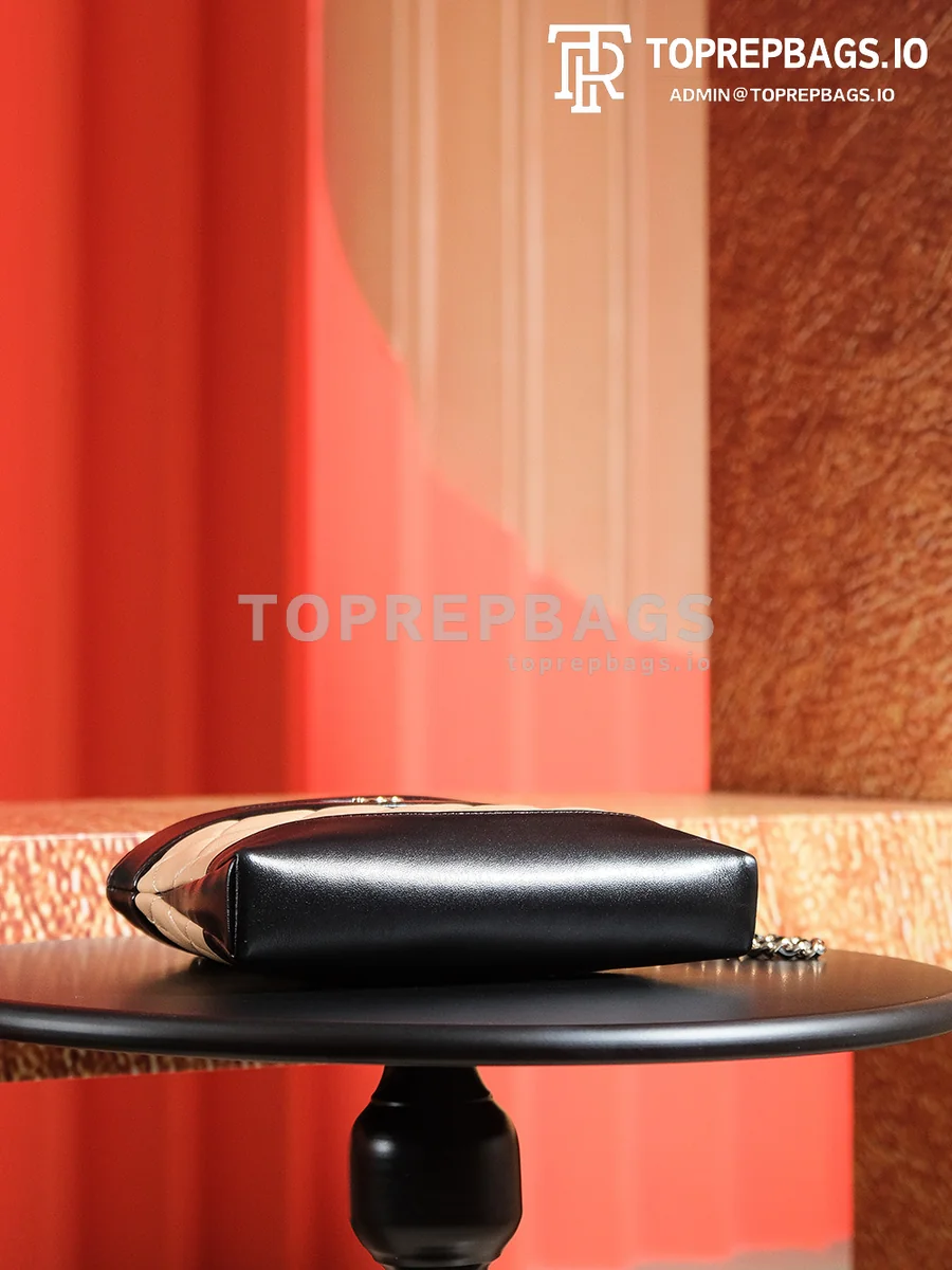 a1725980496597_3724 Chanel 31 Bag Nano in Black/Beige