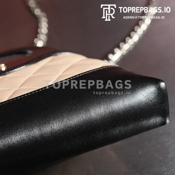 a1725980525142_7108 Chanel 31 Bag Nano in Black/Beige