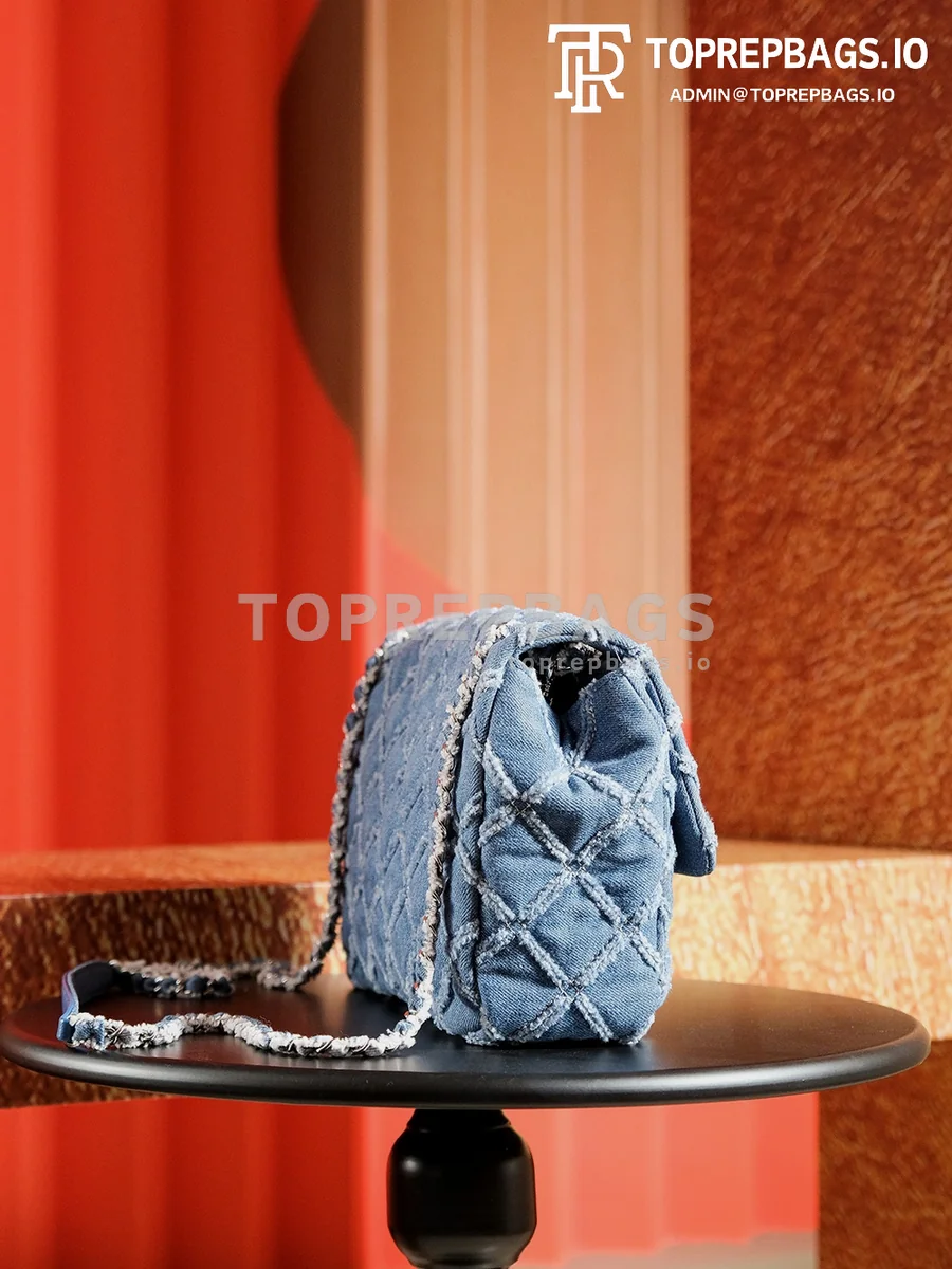 a1727266548750_1117 Chanel Classic Flap in Blue