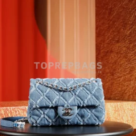 a1727266968848_2604 Chanel Classic Flap in Blue