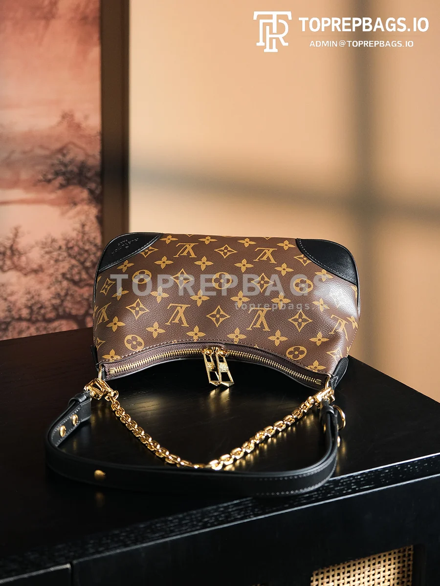 a1727691769697_8737 Louis Vuitton Boulogne Hobo in Brown