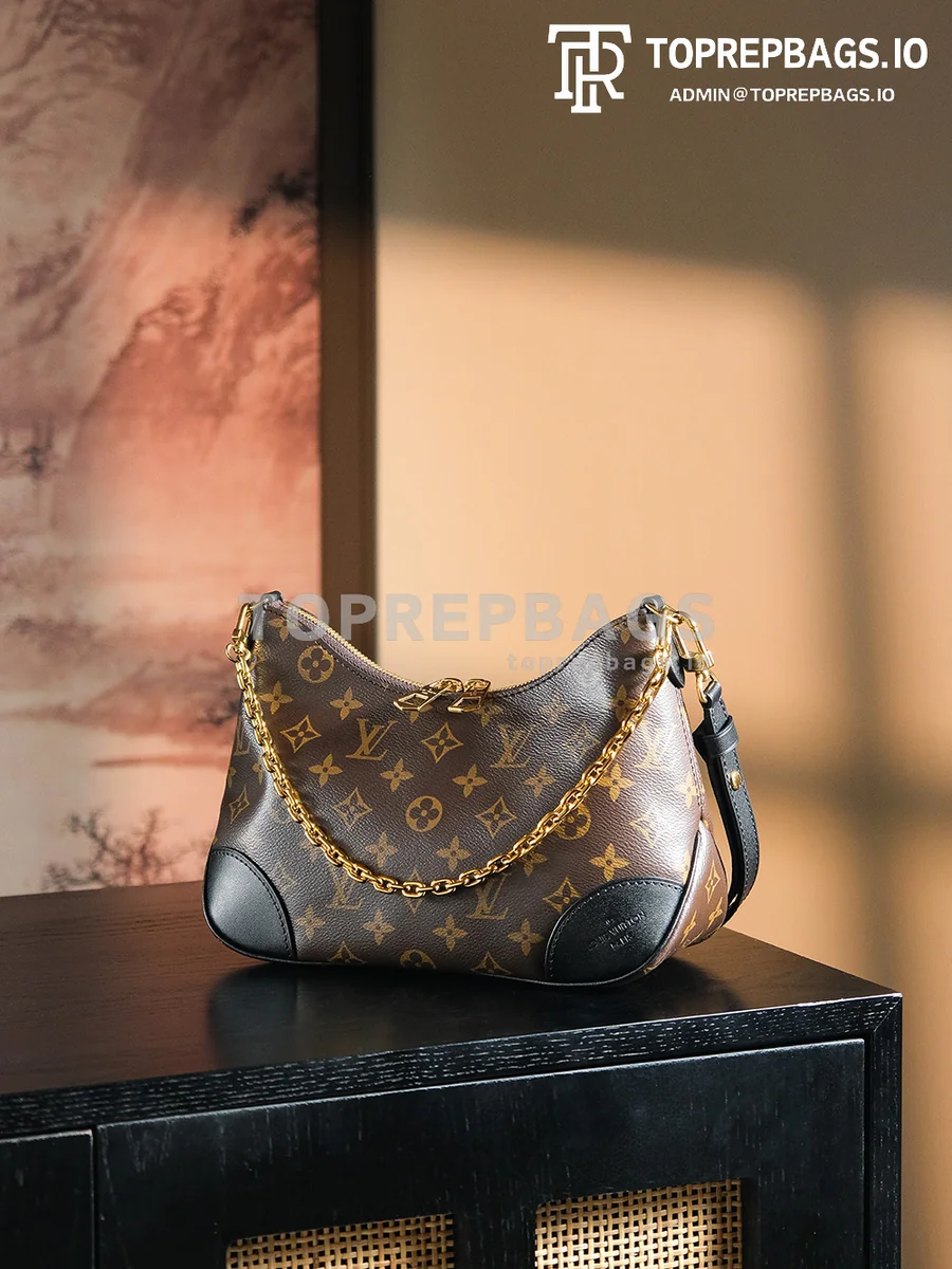 a1727691771977_8580 Louis Vuitton Boulogne Hobo in Brown